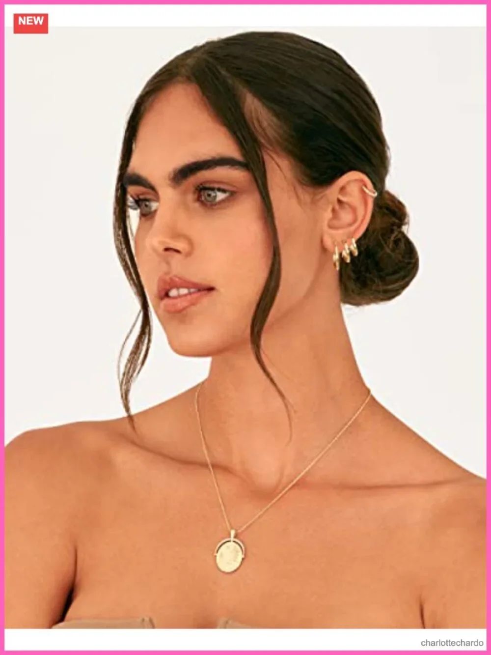18K Gold Plated Small Huggie Hoop Earrings Set for Women, 3 Pairs,